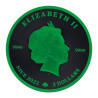 Stříbrná mince 1 Oz Shamrock Cyber Green 2022 Kolorováno