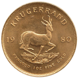 Zlatá mince 1 Oz Krugerrand 1980