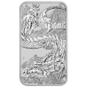 Stříbrná mince ve tvaru slitku 1 Oz Dragon Rectangle 2023
