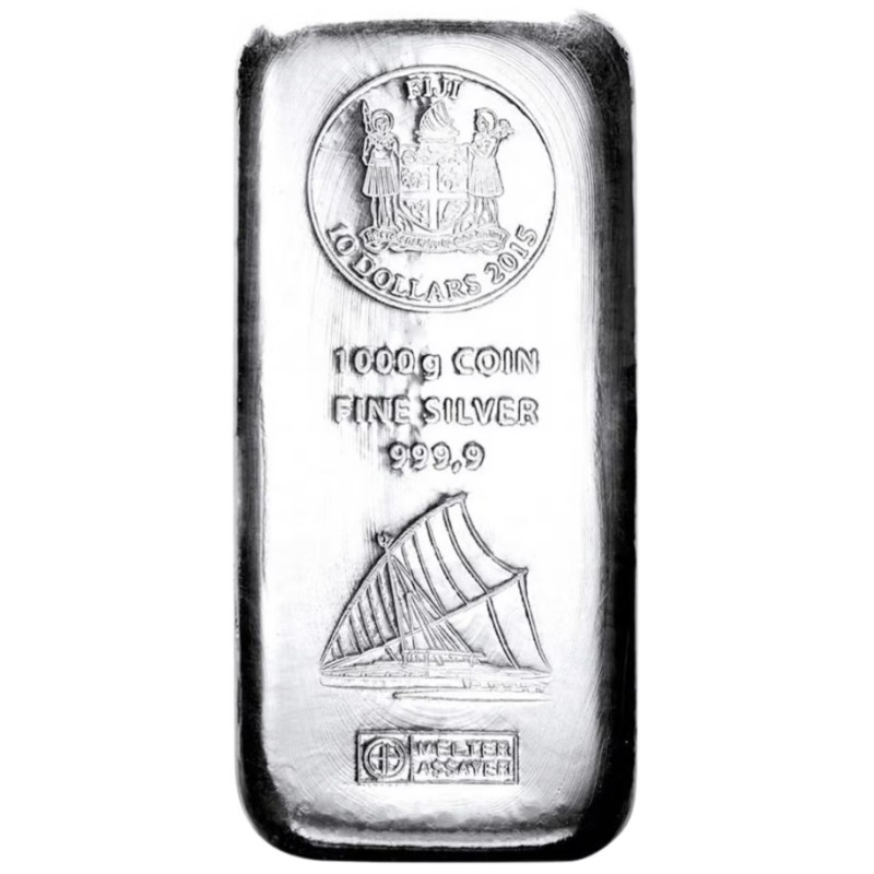 Stříbrná mince ve tvaru slitku 1 Kg Argor Heraeus Fiji