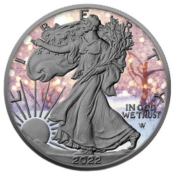 Stříbrná mince 1 Oz American Eagle Four Seasons Series Winter 2022