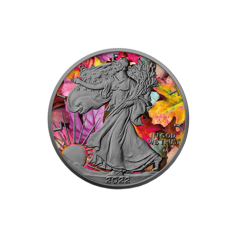 Stříbrná mince 1 Oz American Eagle Four Seasons Series Autumn 2022
