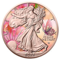 Stříbrná mince 1 Oz American Eagle Four Seasons Series Summer 2022