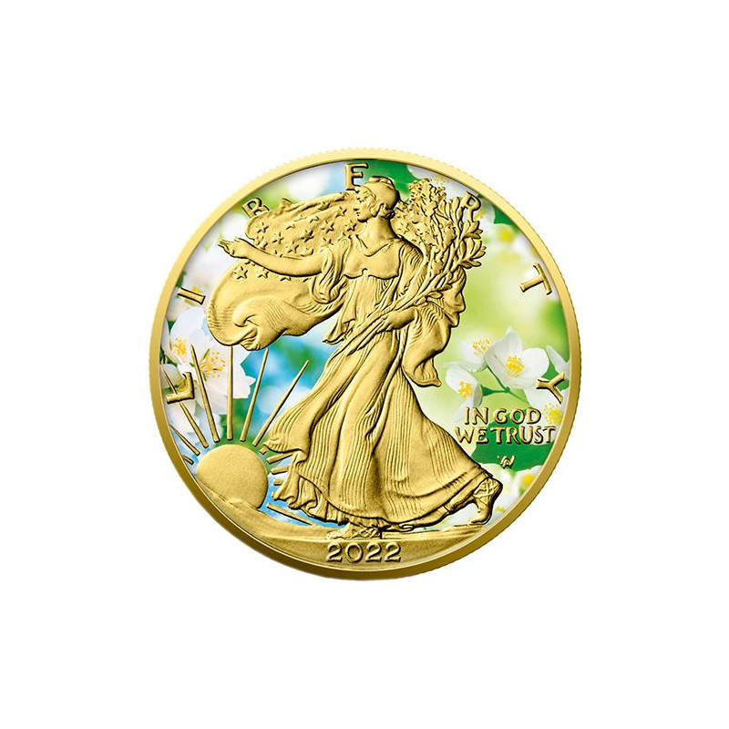 Stříbrná mince 1 Oz American Eagle Four Seasons Series Spring 2022