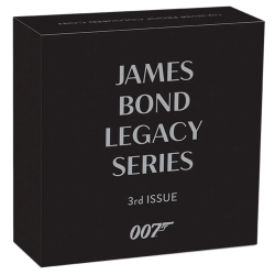 Stříbrná mince 1 Oz James Bond 007 Série dědictví 2023 Proof Kolorovaná