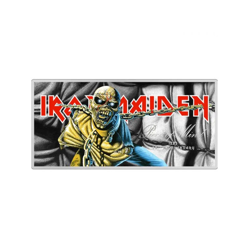 Stříbrná bankovka 5 g Iron Maiden Piece of Mind