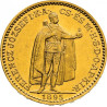 Zlatá mince 10 Korun Maďarsko různé roky (1892-1915)