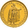 Zlatá mince 3,38 g Maďarsko 10 Korun 1892 - 1915