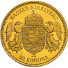 Zlatá mince 3,38 g Maďarsko 10 Korun 1892 - 1915