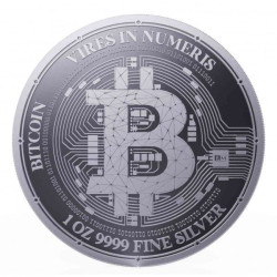 Stříbrná mince 1 Oz Bitcoin...