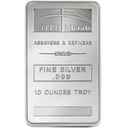 Stříbrný slitek 10 Oz NTR Metals