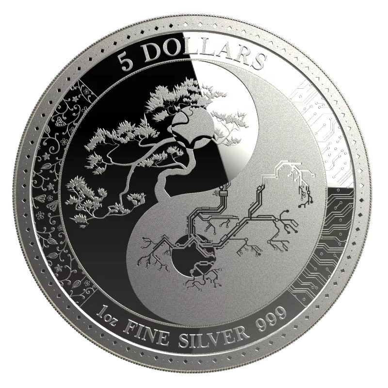 Stříbrná mince 1 Oz Equilibrium 2018 Proof-like