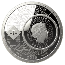 Stříbrná mince 1 Oz Equilibrium 2018 Proof-like