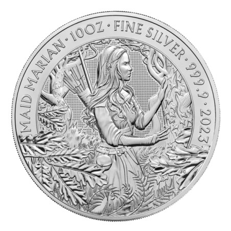 Stříbrná mince 10 Oz Mýty a legendy - Maid Marian 2023