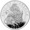 Stříbrná mince 1 Oz The Royal Tudor Beasts Bull of Clarence 2023 Proof