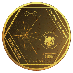 Zlatá mince 1 Oz Pioneer Plaque 2022 Proof-like