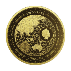 Zlatá mince 1 Oz Terra 2021 Proof-like