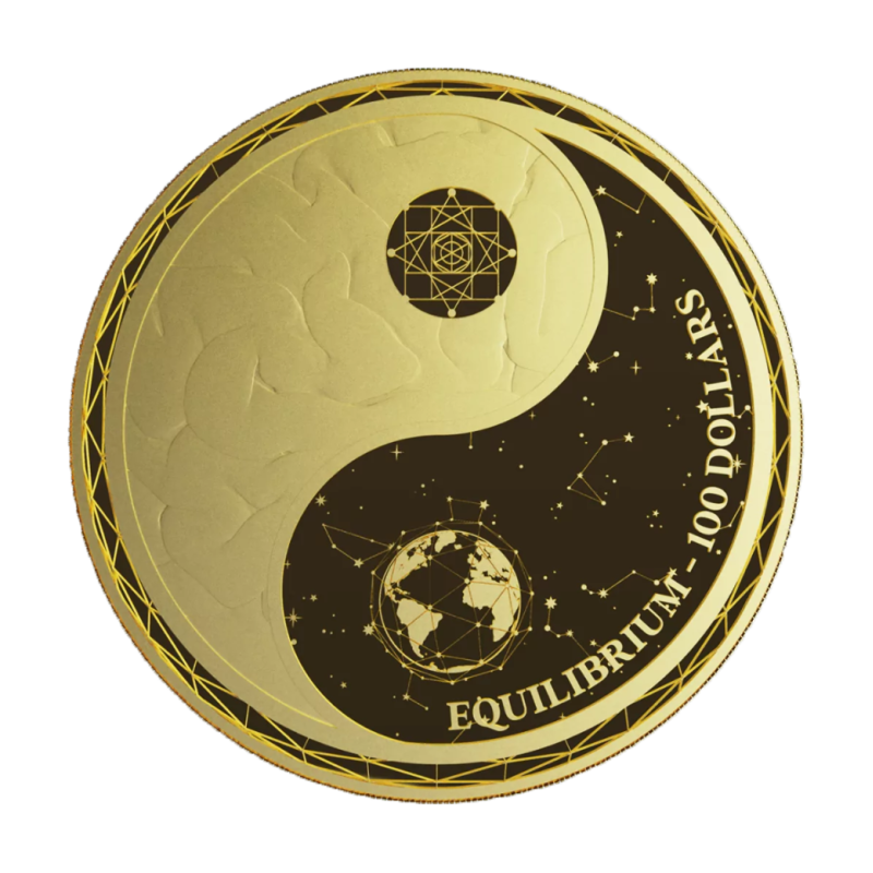 Zlatá mince 1 Oz Equilibrium 2022 Proof-like