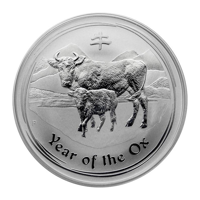 Stříbrná mince 1 Oz Lunar Series II Year of the Ox 2009