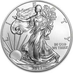 Stříbrná mince 1 Oz American Eagle 2012