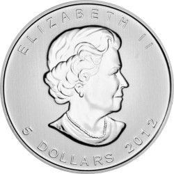 Stříbrná mince 1 Oz Maple Leaf 2012
