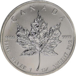 Stříbrná mince 1 Oz Maple Leaf 2011