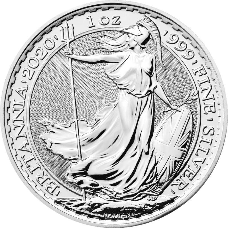 Stříbrná mince 1 Oz Britannia 2020