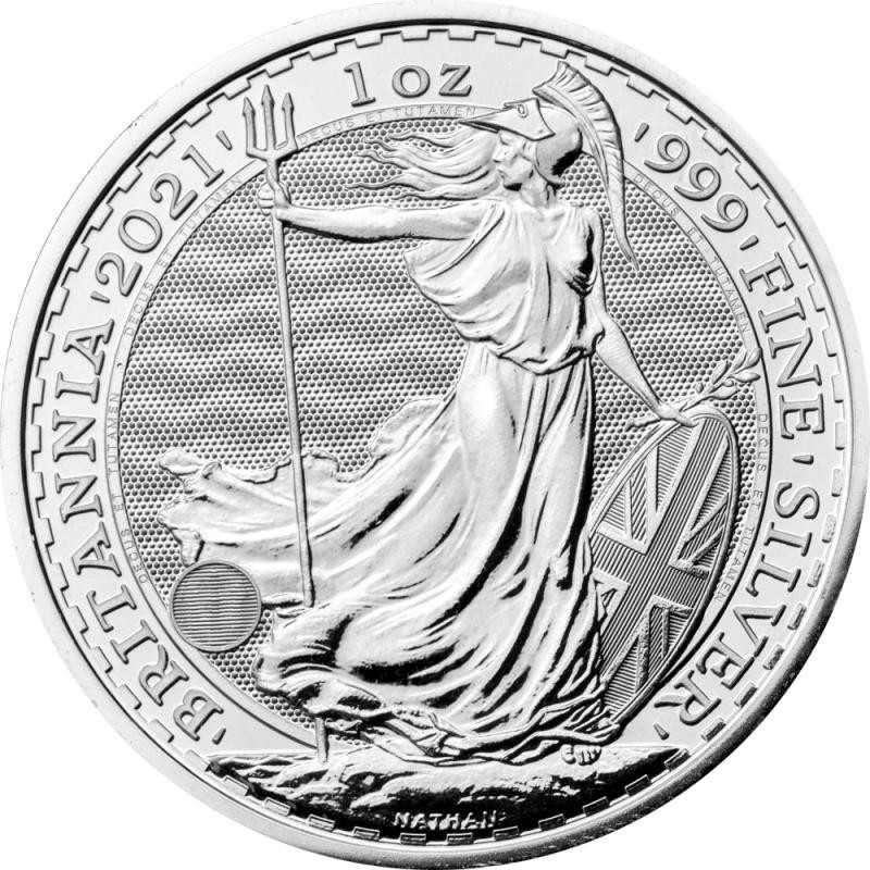 Stříbrná mince 1 Oz Britannia 2021