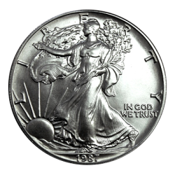 Stříbrná mince 1 Oz American Eagle 1987