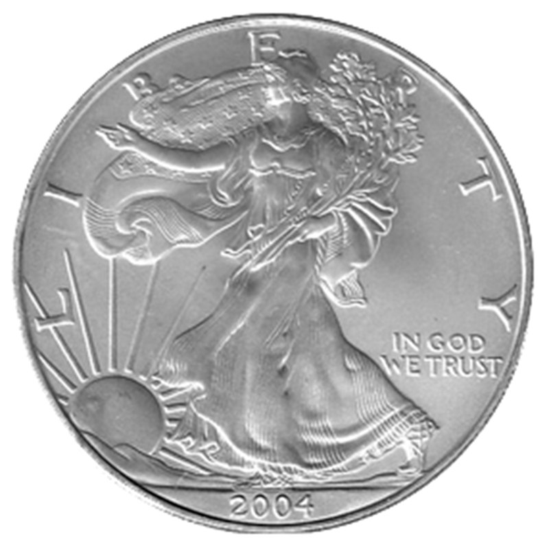 Stříbrná mince 1 Oz American Eagle 2004