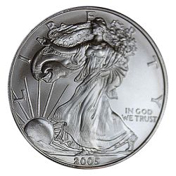 Stříbrná mince 1 Oz American Eagle 2005