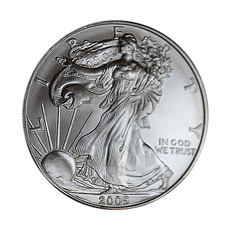 Stříbrná mince 1 Oz American Eagle 2005