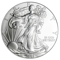 Stříbrná mince 1 Oz American Eagle 2009