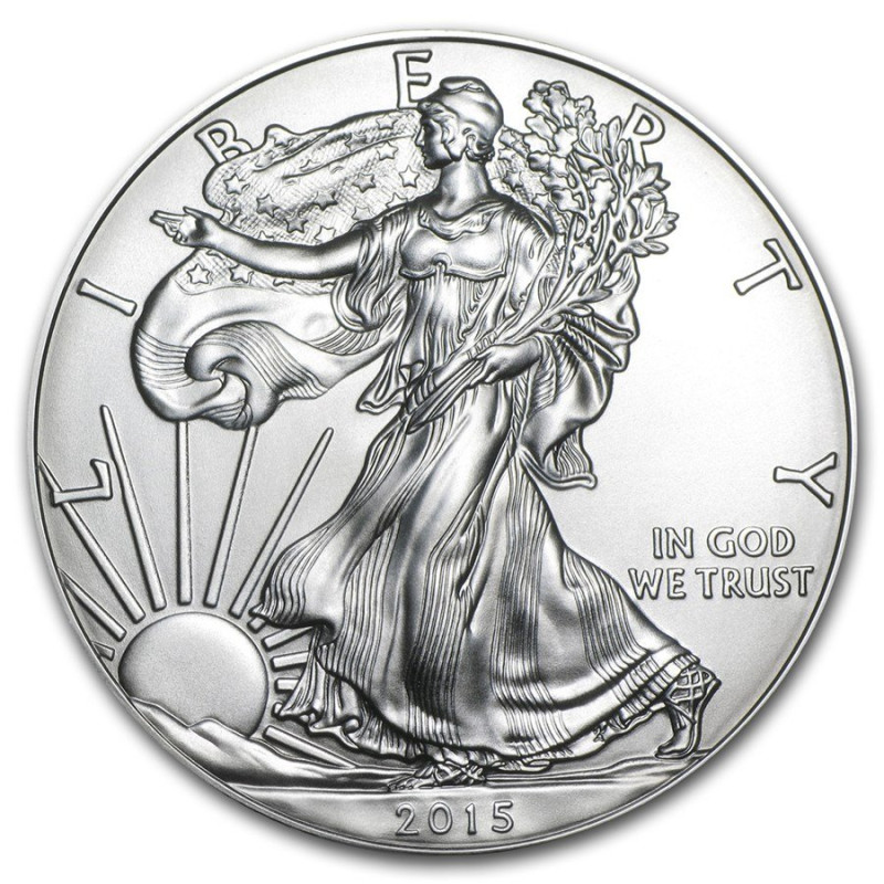 Stříbrná mince 1 Oz American Eagle 2015