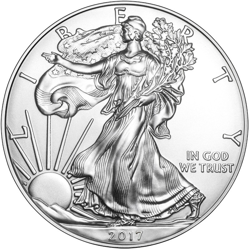 Stříbrná mince 1 Oz American Eagle 2017