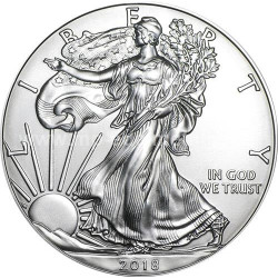 Stříbrná mince 1 Oz American Eagle 2018