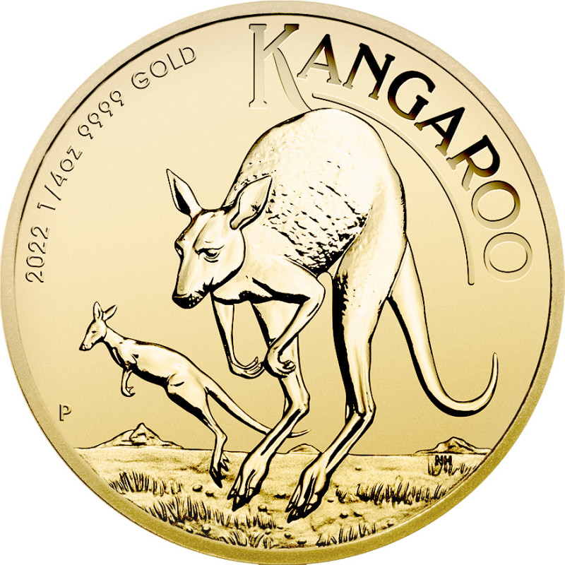 Zlatá mince 1/4 Oz Kangaroo 2022