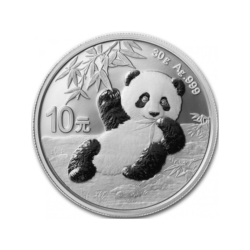 Stříbrná mince 30 g China Panda 2020