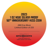 Stříbrná mince 1 Oz 50. výročí KISS Box 2023 Kolorovaná Proof