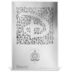 Stříbrná bankovka 5 g Walt Disney a Mickey Mouse