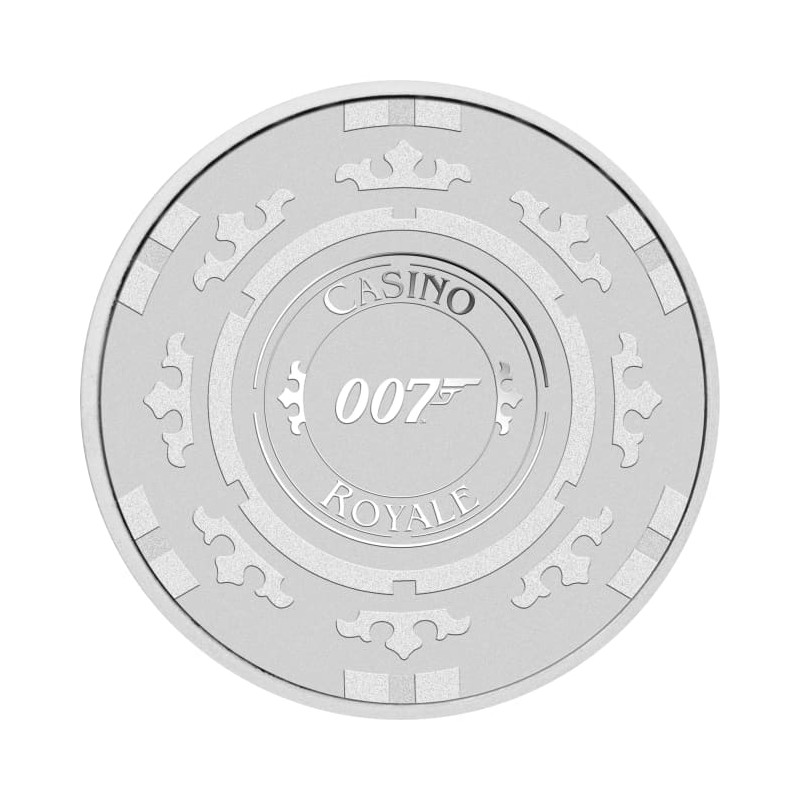 Stříbrná mince 1 Oz Casino Royale Chip 2023