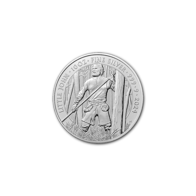 Stříbrná mince 10 Oz Mýty a legendy Little John 2024