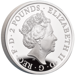 Stříbrná mince 1 Oz The Queen’s Beasts Completer 2021 Proof