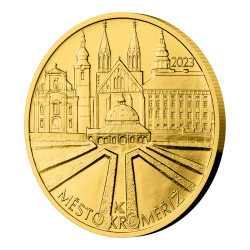 Zlatá mince 1/2 Oz 5000 Kč Kroměříž 2023 BK