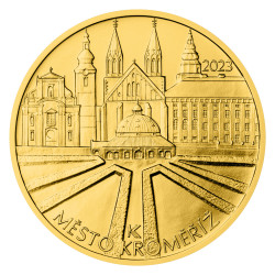 Zlatá mince 1/2 Oz 5000 Kč Kroměříž 2023 BK