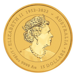 Zlatá mince 1/10 Oz Lunar Series III Year of the Dragon 2024