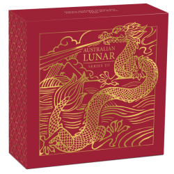 Zlatá mince 1 Oz Lunar Series III Year of the Dragon 2024 Proof