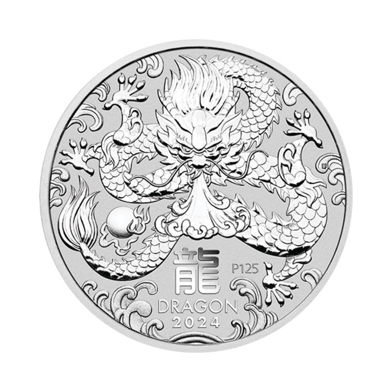 Stříbrná mince 1 Kg Lunar Series III Year of the Dragon 2024