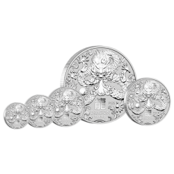 Stříbrná mince 10 Kg Lunar Series III Year of the Dragon 2024