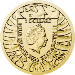 Zlatá mince 1/25 Oz Český Lev 2022
